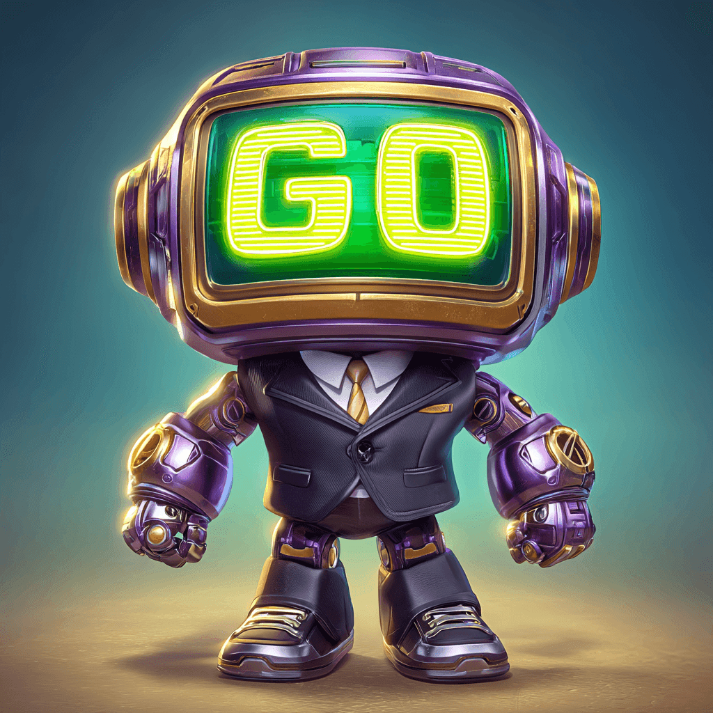 GoBot — GoPersona maskotu